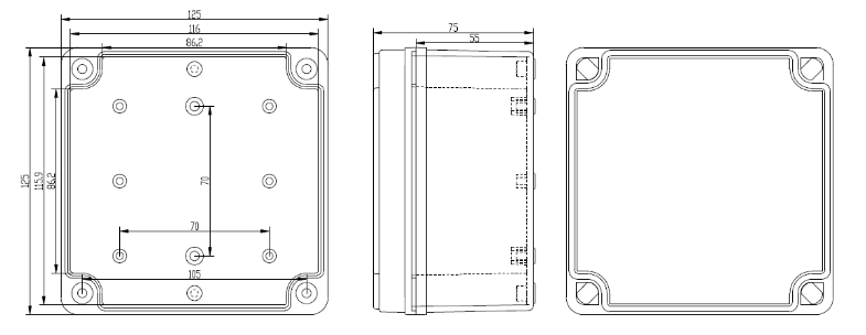 MD-AG 125×125×75