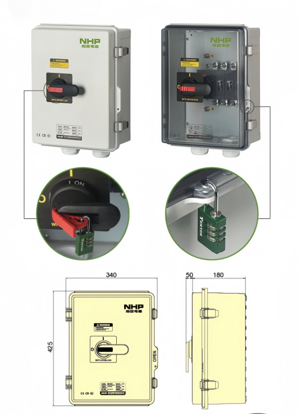 Isolation switch boxes