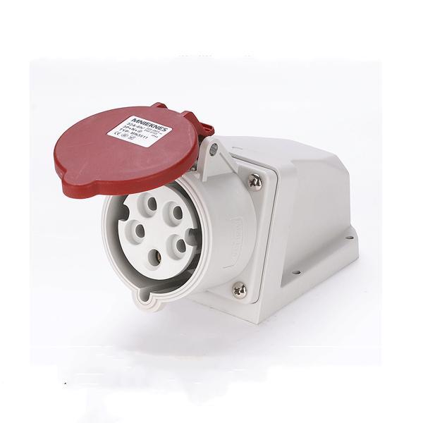 32A 3P+N+PE IP44 Industrial Wall-Mounted Sockets