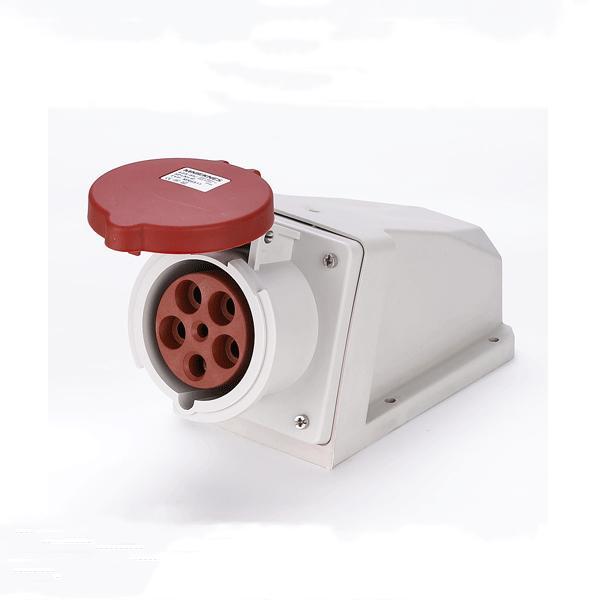 63A 3P+N+PE IP44 Industrial Wall-Mounted Sockets